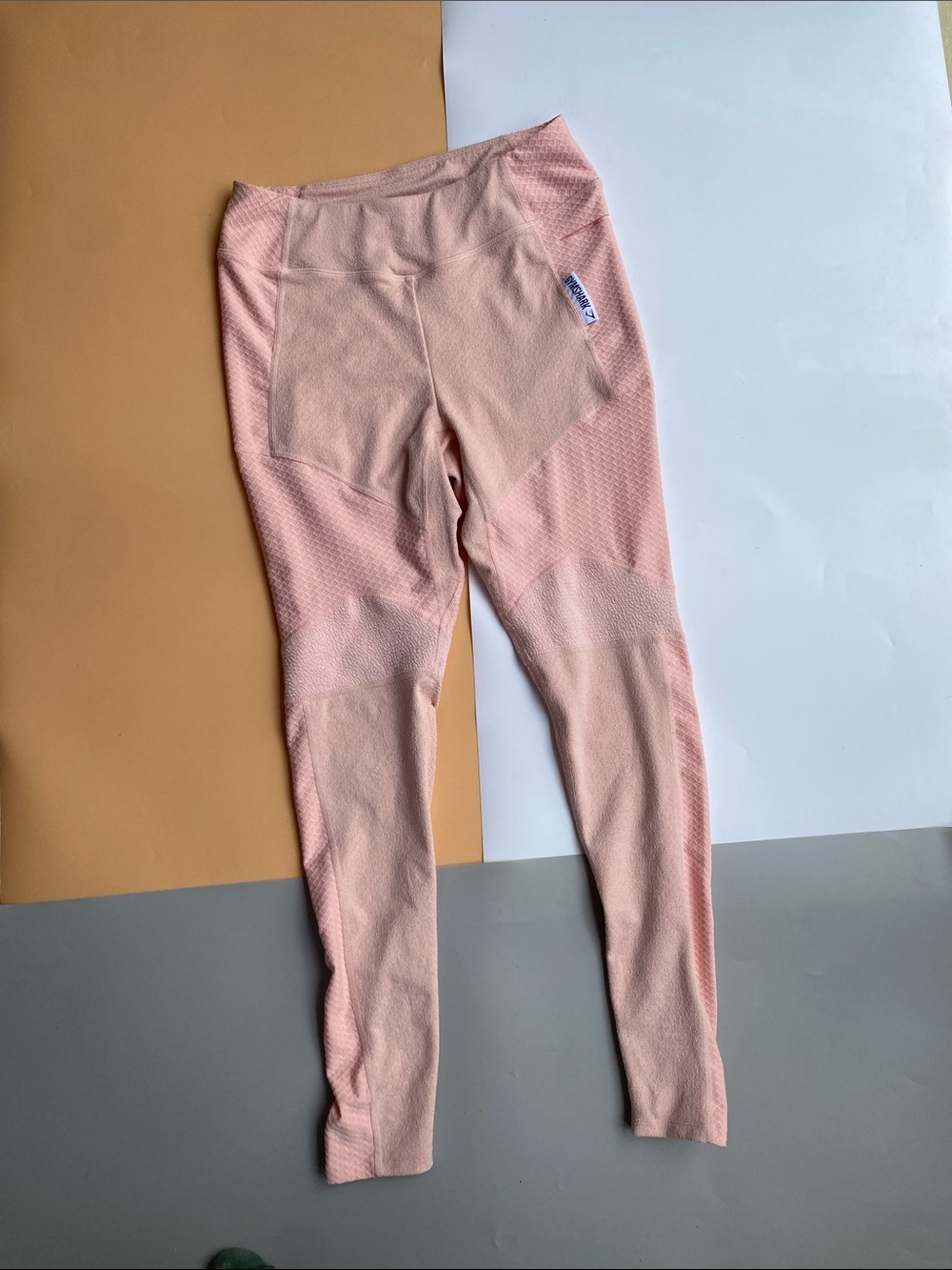 Gymshark Peach Pink Seamless High-Rise Leggings